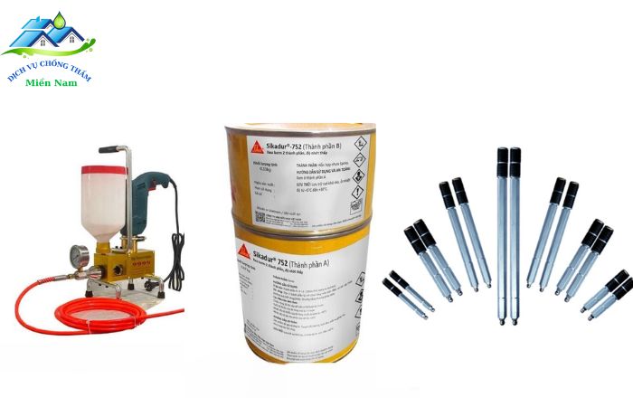 chuẩn bị máy móc, vật liệu